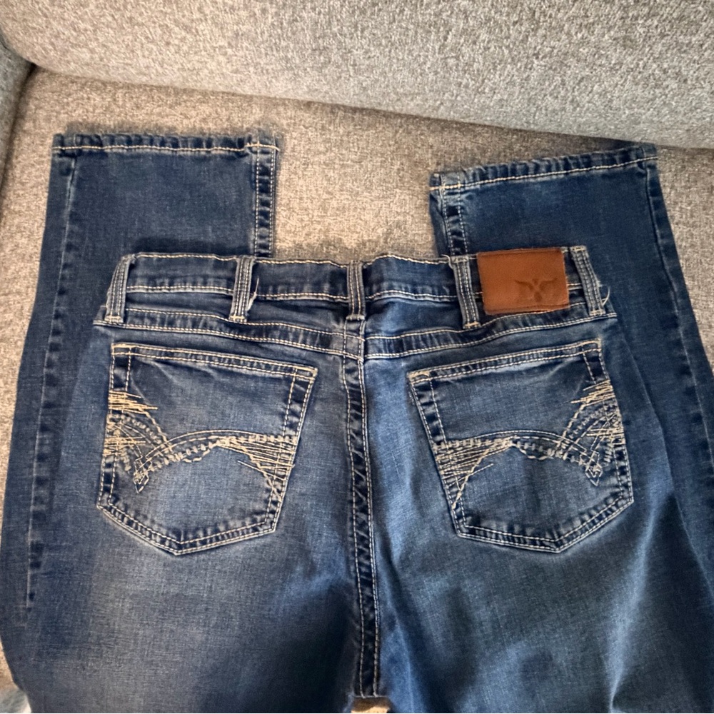 Wrangler Dark Blue Bootcut Jeans
